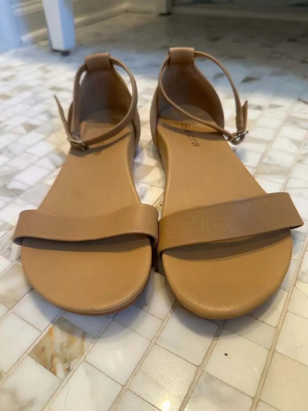 Poppy Ochre Tan – Sécra Sandals